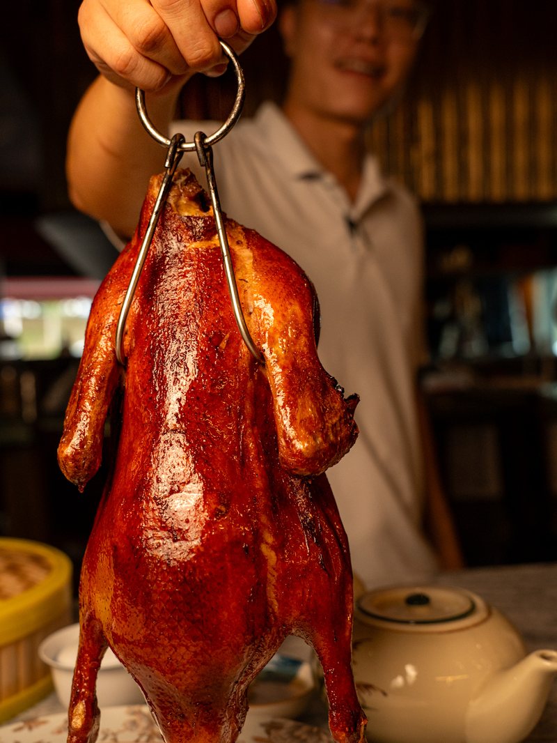 Signature herbal roast duck